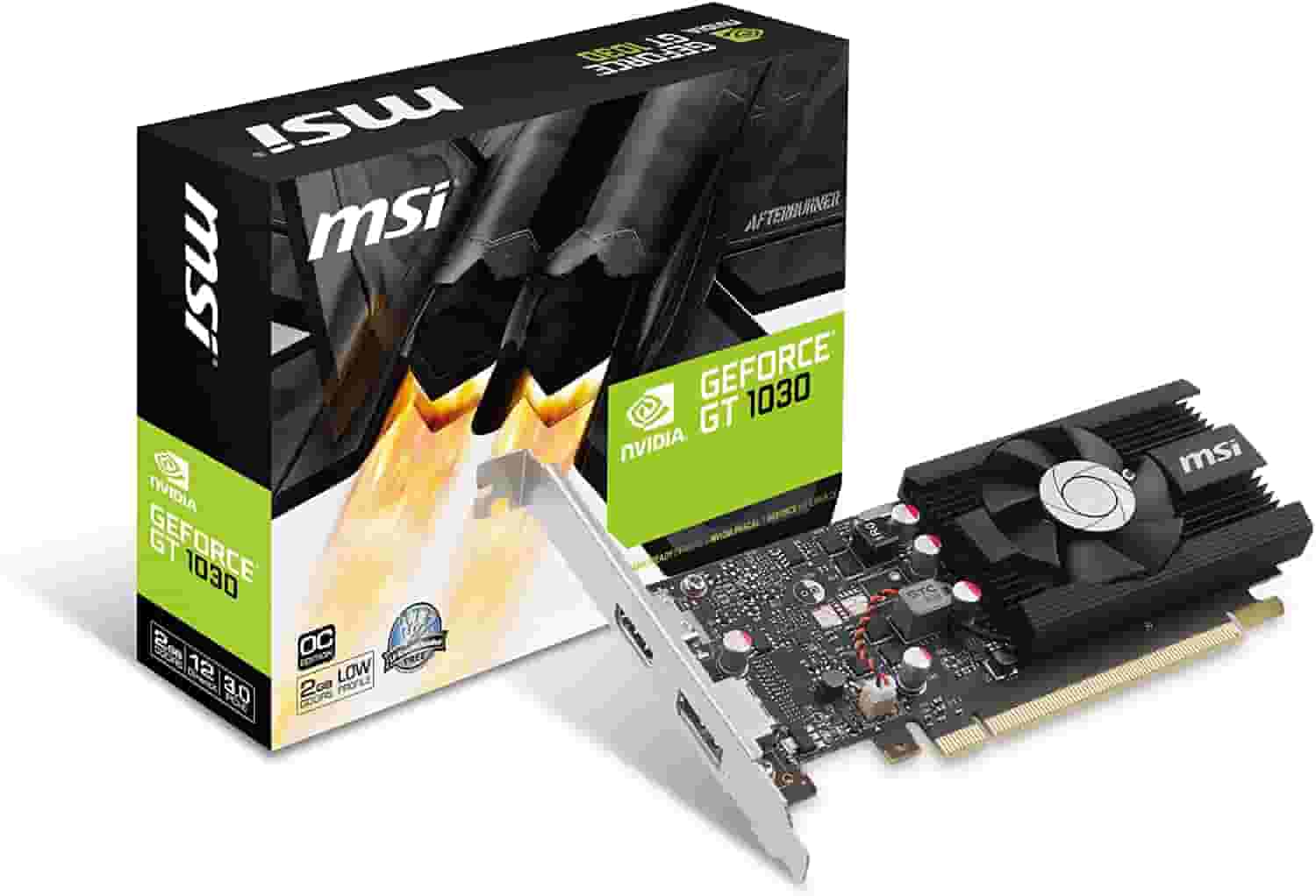 6. MSI GeForce GT 1030 - Cheapest 60 hz graphics card