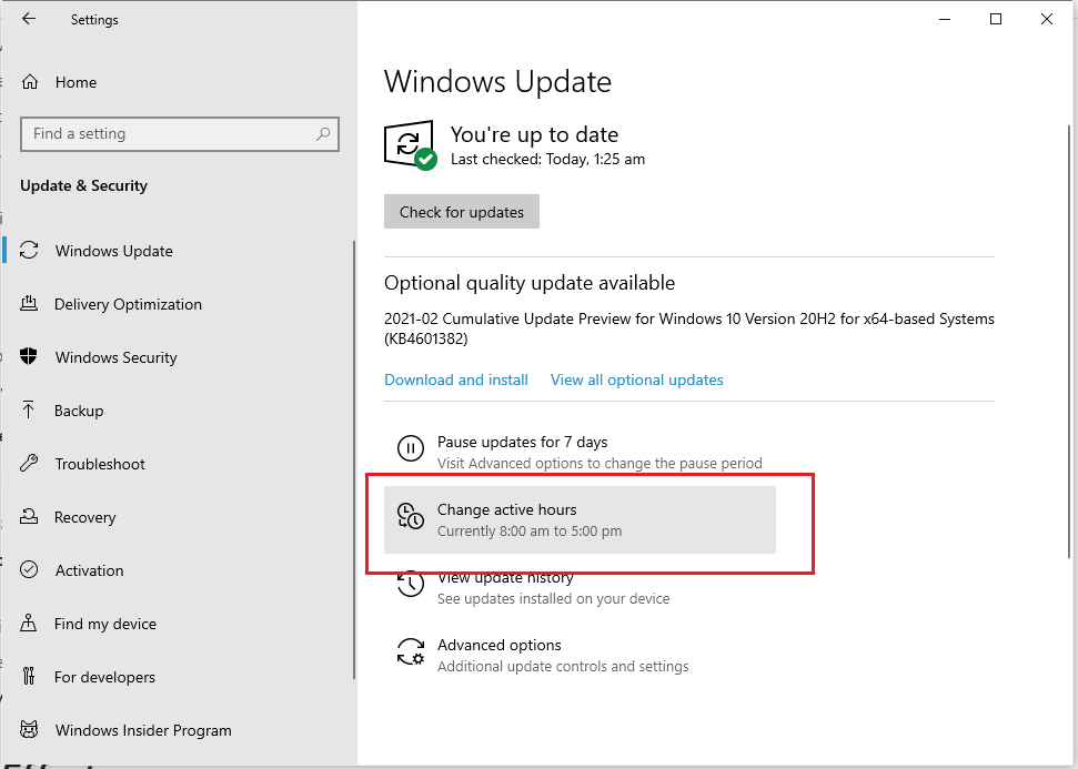 windows 10 prevent automatic restart updates