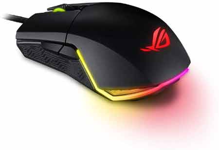 9. ASUS ROG Pugio – Optical Mouse with Side Buttons